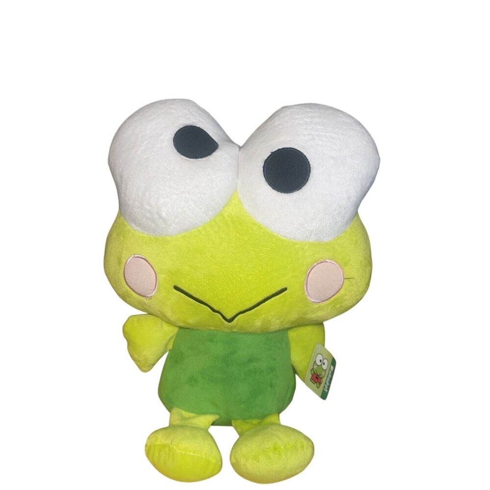 Keroppi Frog Plush Toy Fiesta Sanrio Large Stuffed Animal Green